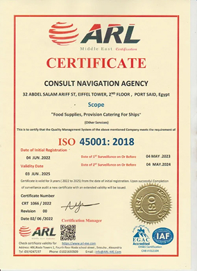 Consult Navigation certificate 2