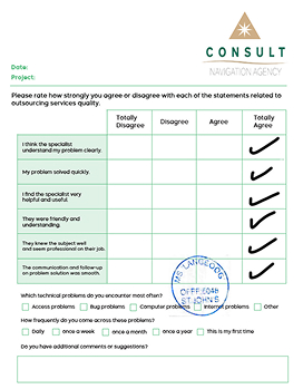 Customer feedback form 3
